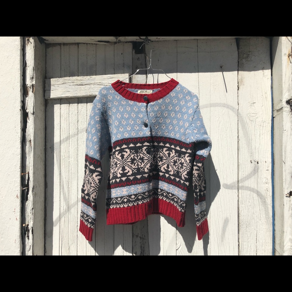 Vintage Eddie Bauer Women’s Small Cardigan